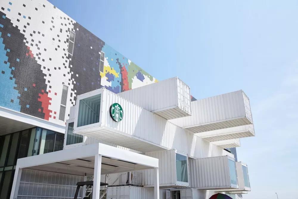 由隈研吾设计，星巴克在台湾的首家集装箱门店！