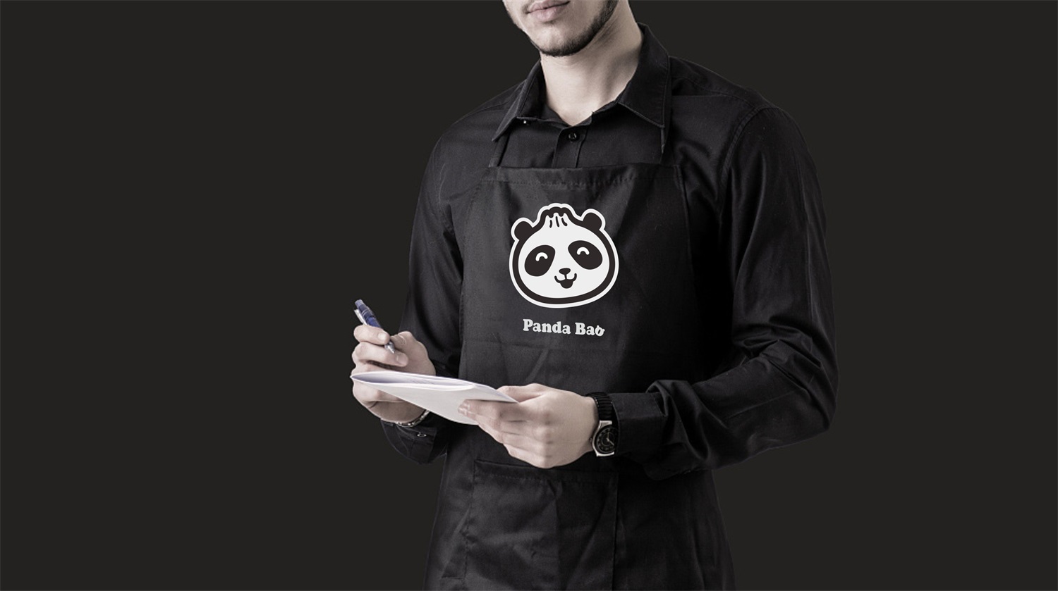 水煎包连锁餐饮品牌Panda Bao工作服设计