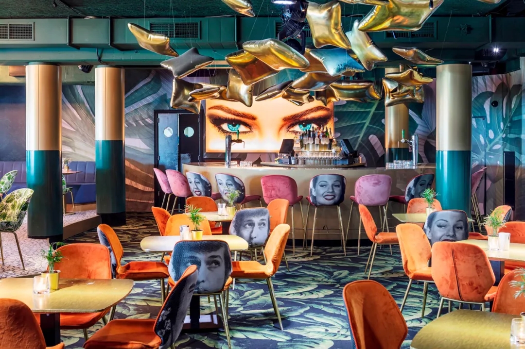 荷兰音乐主题餐厅装修设计