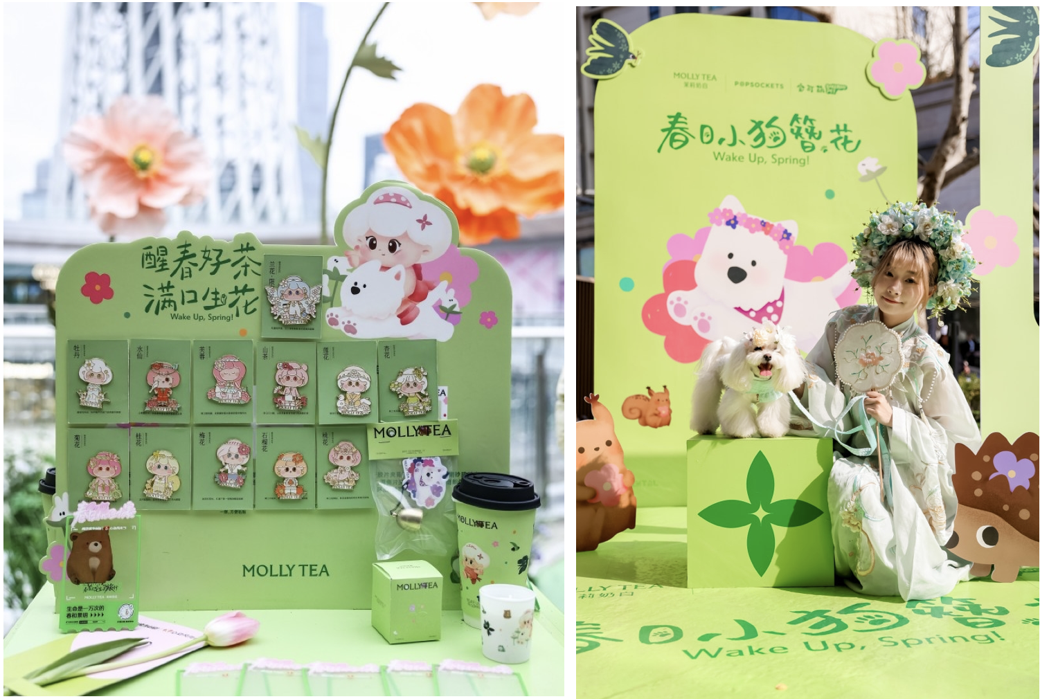 茉莉奶白，深圳餐饮logo设计醒春好茶