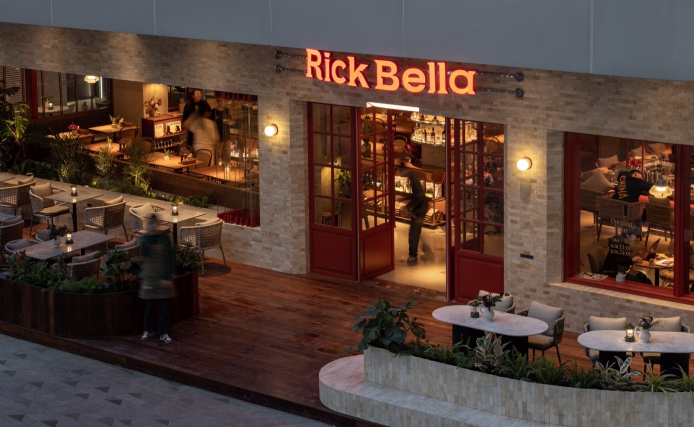 深圳餐饮vi设计，深圳logo设计,深圳餐饮空间设计，意大利餐吧Rick Bella，深圳餐饮策划设计