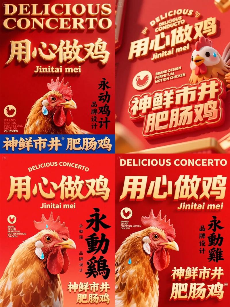 深圳餐饮vi设计，深圳logo设计,深圳餐饮空间设计，肥肠鸡门店，神鲜市井肥肠鸡